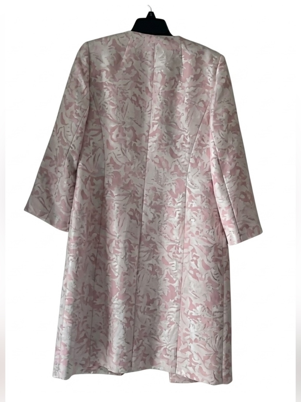 Kasper Women's Evening Coat Blazer Brocade Floral Pattern
Size 14 Beaded Neck - Picture 7 of 12